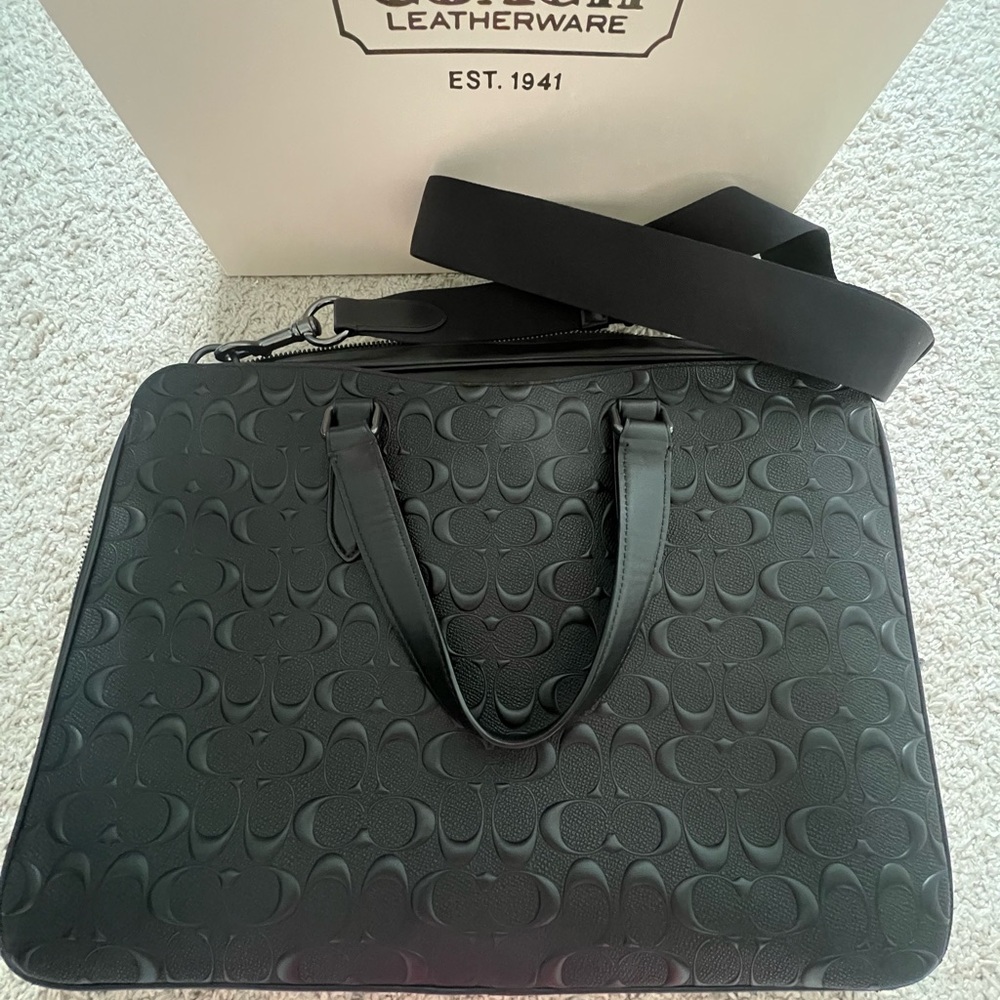 Graham Slim Brief In Signature Monogram Leather - Picture 6 of 6